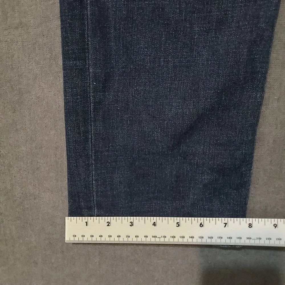 Old Navy‎ Straight Jeans Mens 32x32 Dark Wash Built-In Tough Denim